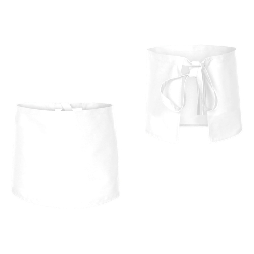 Kuharska predpasnik bela dolžina 40 cm