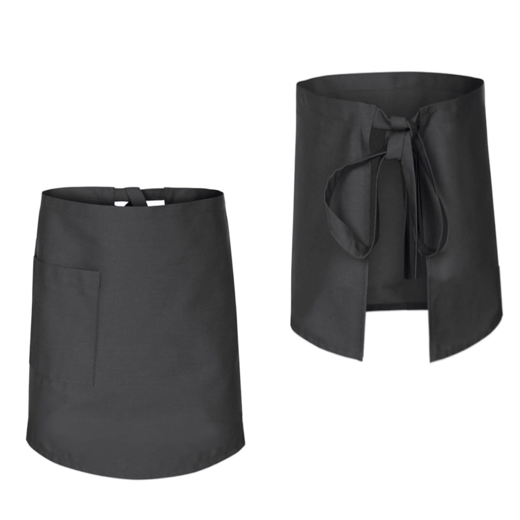 Siva kuhinjska predpasnik dolžina 60 cm