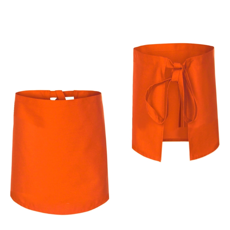Kuharska predpasnik oranžna dolžina 60 cm