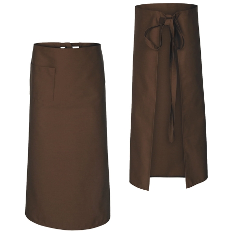Rjava kuhinjska predpasnik dolžine 90 cm