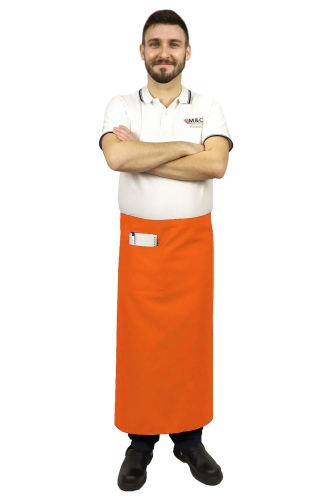 Natakarjeva podloga oranžne barve dolžine 90 cm