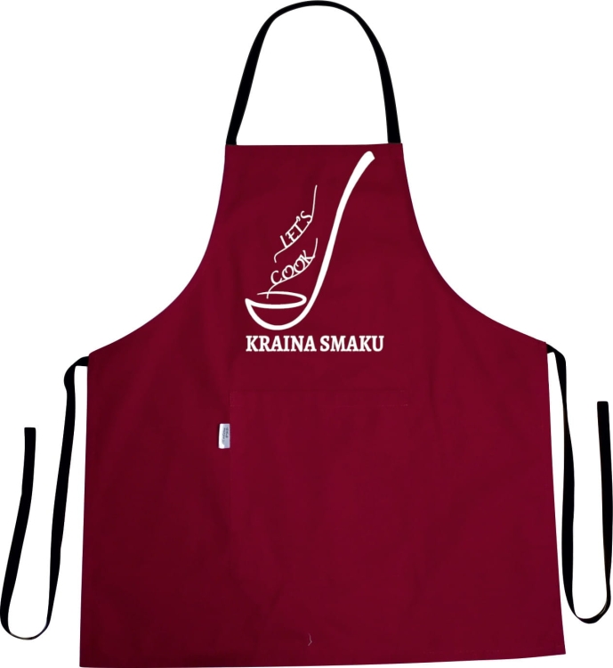 Kuhinjski predpasnik z napisom Lets cook