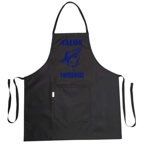 Vodoodporna frizerska predpasnik z grafiko 'Frizerski salon'