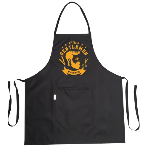 Frizerski predpasnik z grafiko 'Gentelman Barber'