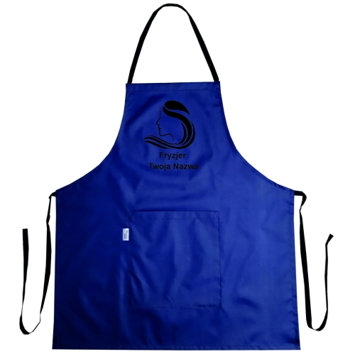 Vodoodporna predpasnik 'Zlati Frizer' z grafiko