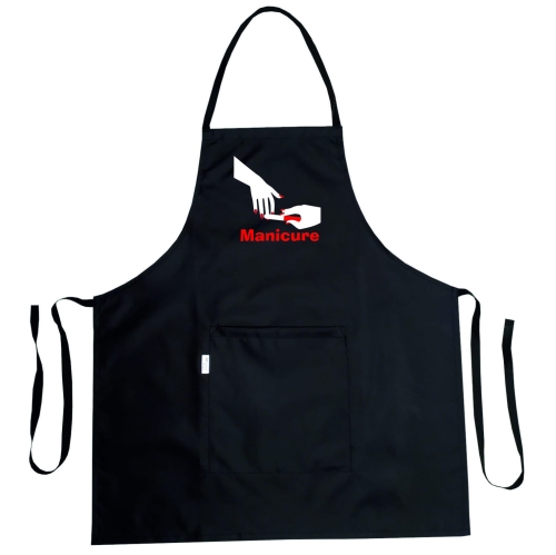Kozmetični predpasnik z grafiko 'Manikura' visoke kakovosti