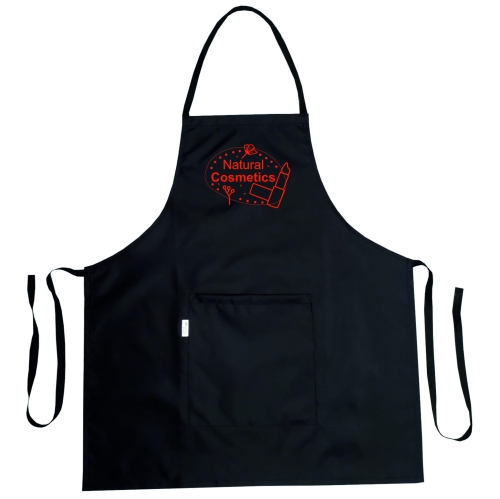 Vodoodporna kozmetična predpasnik z grafiko 100% naravne kozmetike