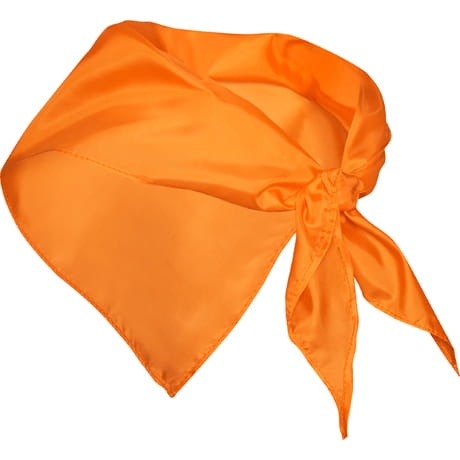 Oranžni trikotni šal