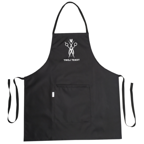 Wodoodporny fartuch fryzjerski z grafiką 'Kwiat nożyczek'