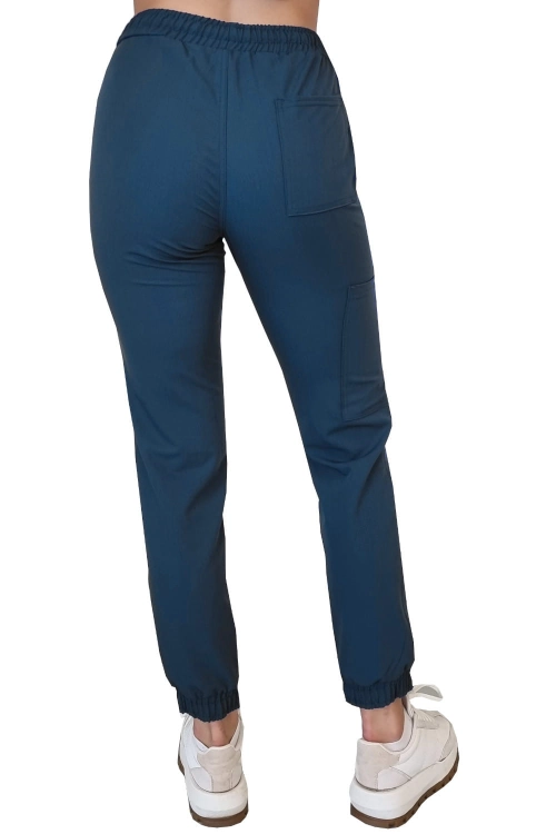 Casual Premium joggery medyczne w kolorze morskim