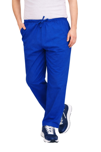 Moške medicinske hlače CLINIC v modri barvi.