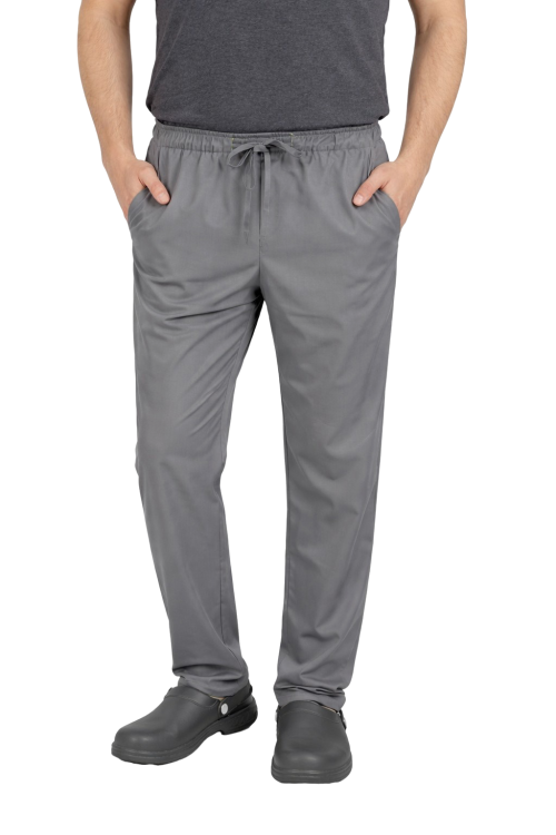 Męskie spodnie kucharskie kolor szary