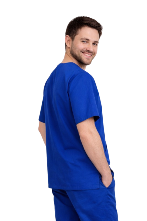 Chabrowa bluza medyczna męska CLINIC