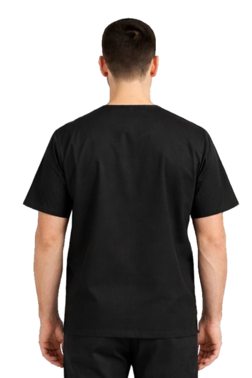 Bluza chirurgiczna męska CLINIC czarna