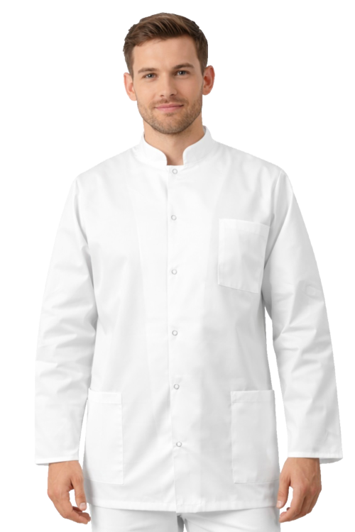 Bluza lekarska męska z długim rękawem i stójką.png