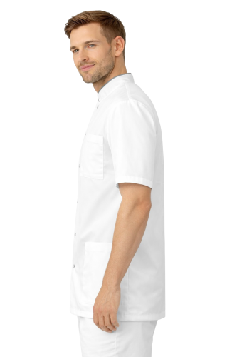 Męska bluza medyczna z krótkim rękawem