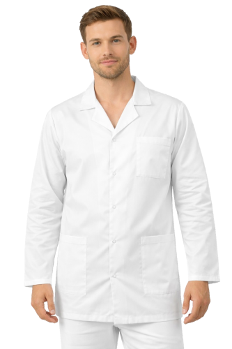 Męska bluza lekarska z długim rękawem