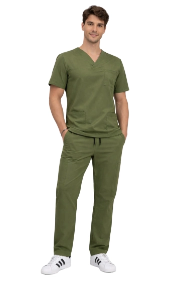Moški medicinski komplet oljčne barve BASIC PREMIUM