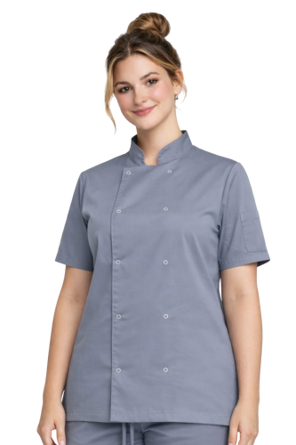 Bluza kucharska damska szara elastyczna