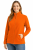 Bluza polarowa damska polar zapinany na zamek pomarańczowy.png