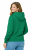 Bluza damska z kapturem kieszeniami zielona widok z tyłu.png
