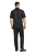 Zestaw dla kucharza gastronomiczny czarny z bordową lamówką
