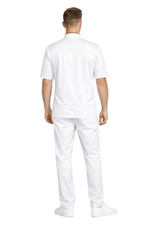 Kucharza uniform w profesjonalnym zestawie gastronomicznym