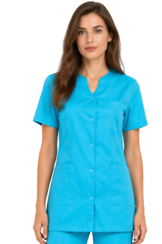 Żakiet medyczny damski w kolorze turkusowym