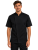 Bluza kucharska męska asymetryczna krótki rekaw kolor czarny.png