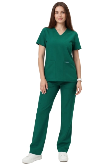 Ženski medicinski komplet zelene barve Cherokee Originals Ultra PROTX2®