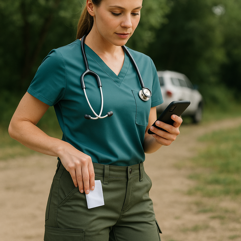 Medicinske hlače za delo na terenu – kaj je pomembneje: kroj ali žepi?