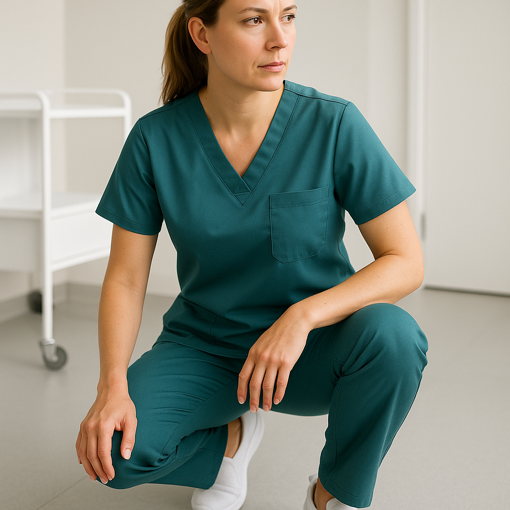 Kako izbrati medicinska oblačila za delo, kjer pogosto klečiš ali se priklanjaš?